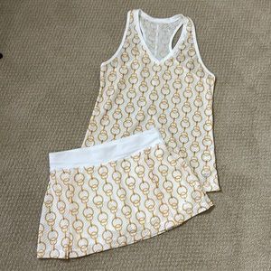 Sofibella Airflow 2pc Chain White Tennis Set